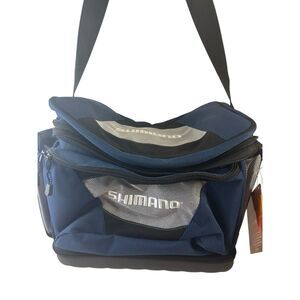 Shimano‎ Borona expandable large tackle box blue model Abex 250 lg